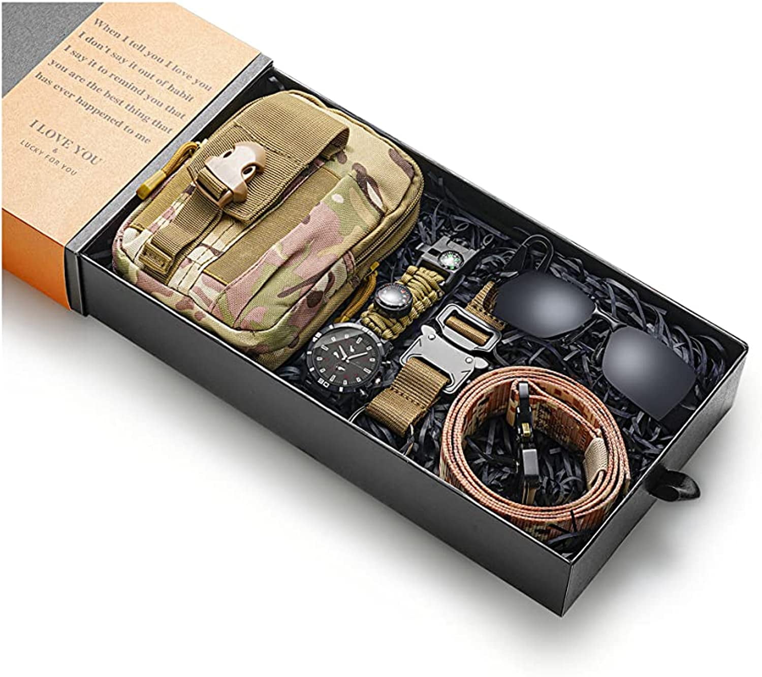 QWZNDZGR Mens Gift Set with Box Birthday Christmas Unique Gifts for Men