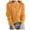 Yellow, variant on Women's Classic Crew Neck Button - Collar Cardigan Sweater - Polyester, Loose Fit, Suitable for Autumn and Winter, Machine Washable