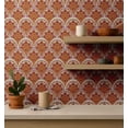 thumbnail image 4 of S4Sassy Modern Vintage Floral Arch Wallpaper - Yellow Wall Covering, 25" x 60" Self-Adhesive Vinyl Walls Paper, Decorative Walls Wrap, Easy DIY Wall Covering For Bedroom, Cabinets, 4 of 9
