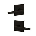 thumbnail image 2 of Schlage FC172ELR622COL Custom Eller Non-Turning Two-Sided Dummy Door Lever Set - Black, 2 of 7