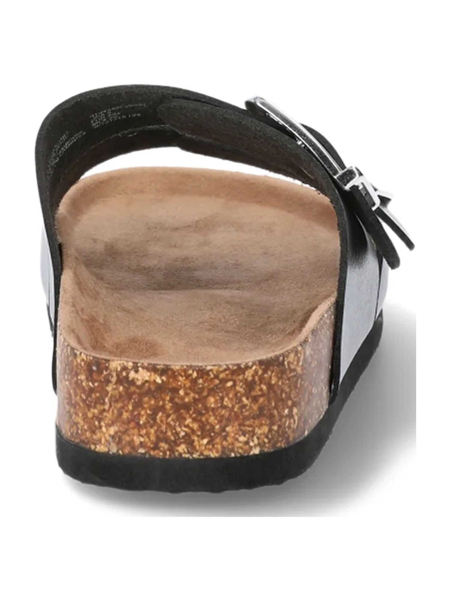 Time and Tru Women's Footbed Slide Sandals, Wide Width Available