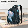 thumbnail image 6 of Pzuqiu Galaxy Space Axolotl Kids Backpack for School 4pcs 17 Inch Girls Backpack with Lunch Box Pencil Case Water Bottle Holder Kids Backpacks Lightweight Casual Daypack for Girls Middle School, 6 of 7