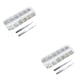 thumbnail image 3 of Vogacara Nail Pixie Beads Flatback Crystal Rhinestones Delicados suministros de bricolaje Usos versátiles Accesorio de manicura AB silver nipper 2 Type2 NO2 Vogacara CBP229806, 3 of 5