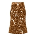 thumbnail image 5 of CheerKidz Women's Sequined Round Neck Pullover Tops 2025 Trendy Summer Blouse,Casual Sleeveless Shirt,Loose Fits Fashion Tops for Party(Brown,2XL), 5 of 7