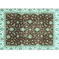 thumbnail image 1 of Ahgly Company Indoor Rectangle Oriental Light Blue Traditional Area Rugs, 6' x 9', 1 of 4