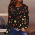 thumbnail image 2 of Edvintorg Women Long Sleeve Tops Dressy Casual Business Work Shirt Fall Trendy Clothes Lightweight Loose Blouses Plus Size, 2 of 8