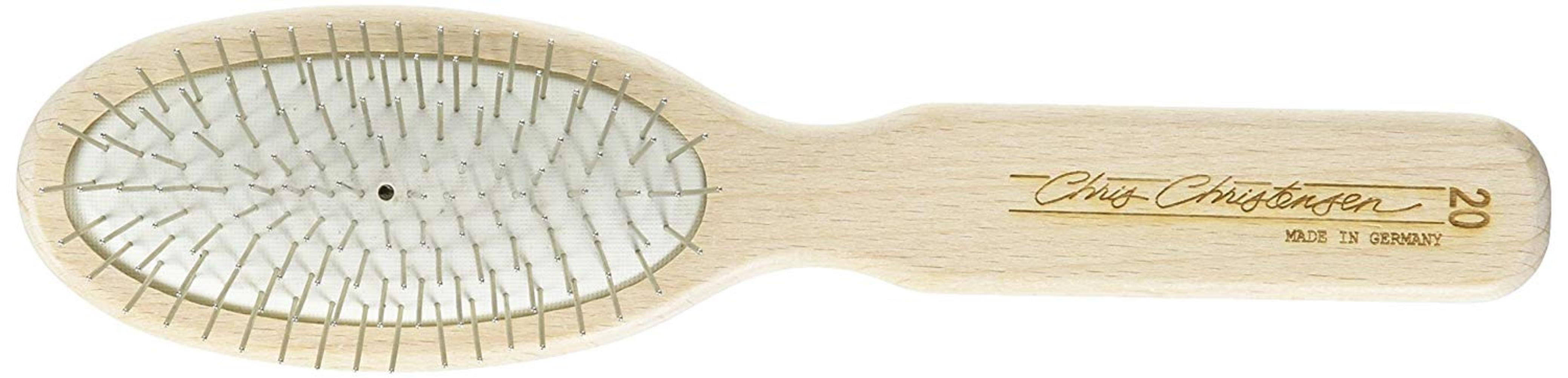 Oval Pin Brush, 20mm, Ground and polished tips are the smoothest available, High quality stainless steel pins By Chris... by