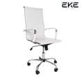 thumbnail image 2 of Silla Ergonómica de Escritorio Eke Life Home Tapizado en Cuero Sintético, Mesh y tela YX-8503 Blanco, 2 of 8