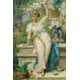 thumbnail image 3 of Reproducciones de pinturas de Hans Zatzka, estética renacentista, impresiones, póster, dama noble en el jardín, pintura en lienzo, arte de pared, cuadros, 3 of 5