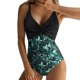 thumbnail image 1 of Gibobby Bañador de una pieza Trajes de baño de una pieza para mujer, traje de baño de talle con barriga, traje de baño con en la espalda, Monokini, traje(Negro,XL), 1 of 5