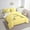 Yellow, variant on Erosebridal Yellow Bowknot Bedding Twin Size, Initial Letter A Bed in a Bag Twin size, Cartoon Monogrammed Reversible Bed Set, Breathable Bedroom Decorative, 7pcs