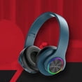 thumbnail image 4 of Up to 50% off! Bouanq Bluetooth Headphones Bluetooth Earphones, Wireless, Illuminated, Seven Color Breathing Lights, Pluggable, Foldable, Subwoofer, Universal For Mobile Phones, 4 of 7