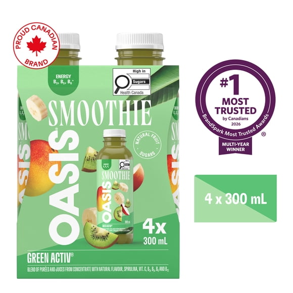 Smoothie Green Activ 4 x 300 ml
