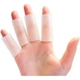 thumbnail image 1 of Manchons pour Doigts, 10 Pcs Tubes de Doigt en Gel pour l'Arthrite, Douleur au Doigt à Ressort, Protège-Doigts en Silicone pour Golf, Basketball, Golf, Rugby, Doigt Fissuré, 1 of 8