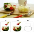 thumbnail image 2 of Coofit Glass Bowl Simple Multi-purpose Salad Bowl Dessert Bowl Snack Bowl for Kitchen, 2 of 10