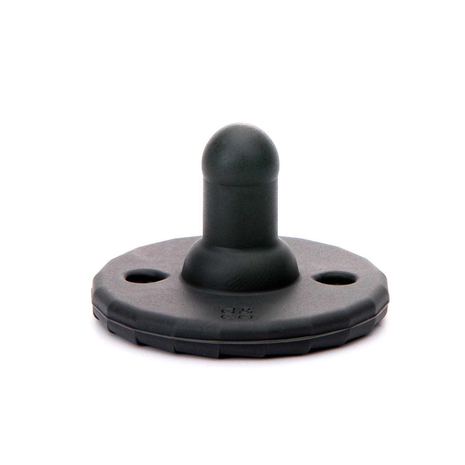 Doddle & Co - Bébé, nourrisson - Sucette en silicone Tokyo Pop - Étape 1 - Forme naturelle - Paquet de 2 - Colombe / Charbon