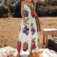 thumbnail image 2 of Various Fruits Fine Art Sleeveless Dress Summer Dress Woman 2025, 2 of 7