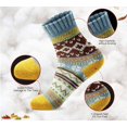 thumbnail image 3 of Calcetines de invierno para mujer, calcetines cálidos y gruesos de lana suave, calcetines de regalo de Navidad para mujer, calcetines acogedores (color aleatorio), 3 of 5