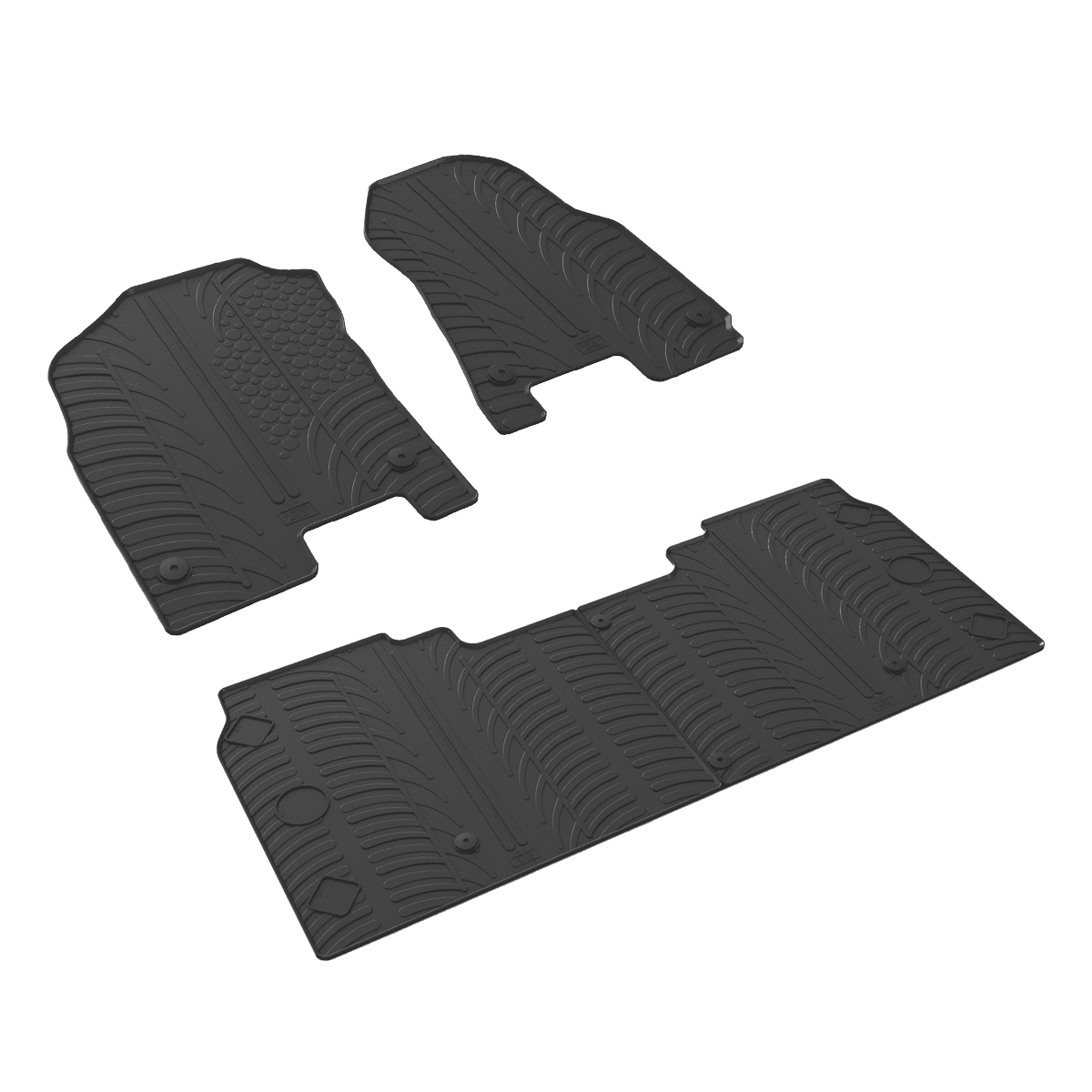 GledringUSA custom fit floor mats for RAM 1500 Crew Cab w/out Toolbox