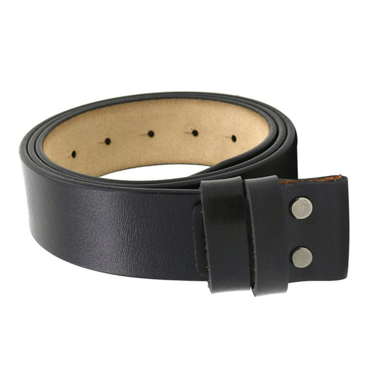 Black grained calfskin belt - Luxury custom-made belts