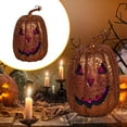 thumbnail image 4 of Halloween Pumpkin Desktop Decor Indoor Outdoor Halloween Decorations Table Centerpieces Figurines | Festive Pumpkin Figurine Decoration Versatile Parties For Window, 4 of 9