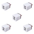 thumbnail image 2 of Tholdsy de teléfono USB universal Puertos USB duales Adaptador de corriente de teléfono de viaje portátil 5V 2.1A Enchufe de EE. Type1 NO1, 2 of 6
