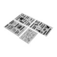 thumbnail image 4 of Sellos transparentes, 4 piezas de sellos transparentes, juego de sellos transparentes, sellos de goma transparentes, muy recomendados, 4 of 14