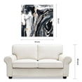 thumbnail image 3 of Ebony & Ivory B 36.00" x 0.20" Mixed Media Art, by Empire Art, 3 of 9