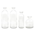 thumbnail image 3 of Weddingstar Assorted Glass Bottle Flower Vases - Clear - Set of 4, 3 of 3