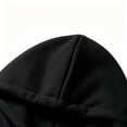 thumbnail image 5 of Mens Fleece Lined Sweatshirts Quarter Zip Drawstring Hoodie Fashion Casual Fall Sweatshirt Black M, 5 of 6