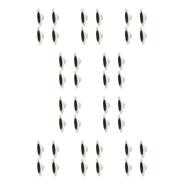 Wosthever Paquete de 4 poleas adhesivas, caja de almacenamiento de ruedas autoadhesivas de 360 grados, rodillo de de bajo ruido, rueda Type2 NO2