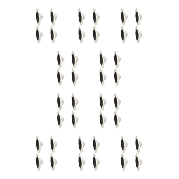 Naiovety Paquete de 4 poleas adhesivas, caja de almacenamiento de ruedas autoadhesivas de 360 grados, rodillo de de bajo ruido, rueda Type2 NO2 Naiovety CBP030444