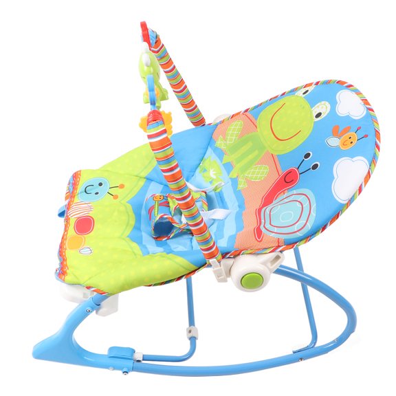 Mecedora ergonómica para bebé, juguete con forma de Animal de dibujos animados, música, vibración, asiento infantil ajustable