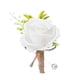 thumbnail image 2 of Qarigey Elegantes padrinos de boda rosas de boda detalle llamativo ramillete de rosas blancas ramilletes de boda hechos a mano Ropa, zapatos y accesorios Miscelánea blanco, 2 of 6