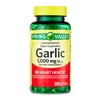 Spring Valley Odor-Controlled Garlic Softgels Dietary Supplement, 1,000 mg, 120 Count