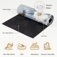 thumbnail image 6 of Coastal Fall Area Rugs 3'x5', Washable Small Throw Rugs for Living Room Bedroom, Thanksgiving Blue Pumpkins Coral Brown Wooden Indoor Outdoor Rug Non-Slip Low Pile Carpet Runner Reversible Floor Mats, 6 of 8