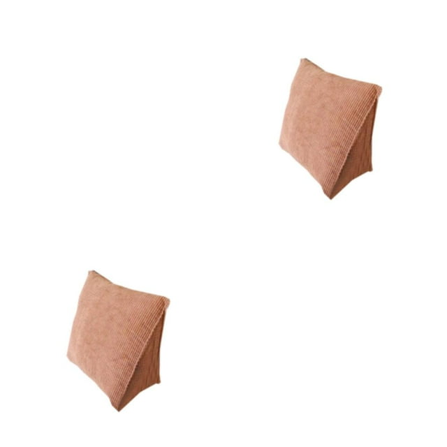 Transemion Convenient And Durable Back Support Cushion For Daily Good Bounce Cushion Pillow coffee 2Set