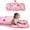 Pink Strawberry, variant on Primlect Toddler Nap Mat, Thickened Extra Large Sleeping Bag with Removable Pillow, 55" x 22" Sleeping Mat, for Daycare, Preschool, Kindergarten
