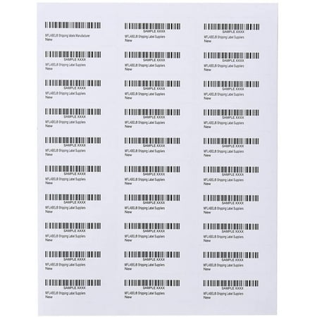 Basic FBA Label (100 Sheets, 3000 Labels) 30-up Labels 1