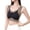 Black, variant on Amber Glow Printed Bra Seamless Lift Support Full Coverage Side Smoothing Sleep Bralette Beige XL