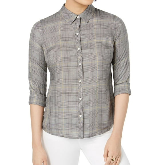Maison Jules Womens Wendy Button Up Shirt