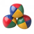thumbnail image 3 of 3 piezas de bolas de malabarismo, pelota de lanzamiento, juego de trucos portátil, combinación de colores, canasta de Pascua Multi, 3 of 9