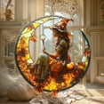 thumbnail image 4 of PEIXUN Autumn Witch Pumpkin Style Window Hanger With Moon Decor Halloween Witchcraft Celestial Ornament For Fall Home Decor, 4 of 9