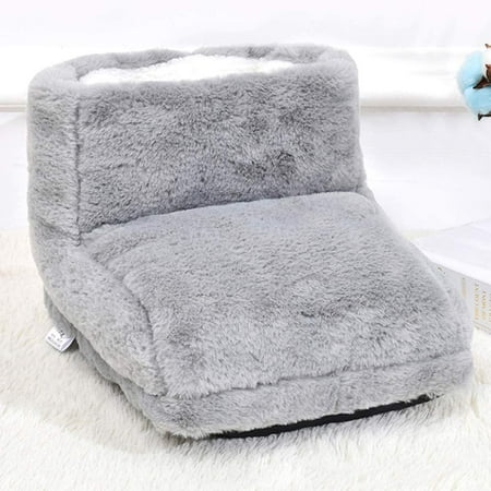 

Heated Slippers Women Rechargeable Warming Footies for Women Feet Warmers for Women Electric USB Electric Heating Shoes for Men Women Plush Shoe Slippers Washable Snow Boot Foot Warmers