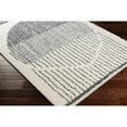 thumbnail image 5 of Deluxe Shag Dark Gray 7'10" x 10'3" Modern Rectangle Area Rug, 5 of 6