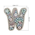 thumbnail image 2 of Llaveros de arte de diamante Uxcell, 1 PCS Llaveros de pintura de arte de diamante Letras Kit de iniciales DIY Llave 5D W, 2 of 5