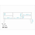 thumbnail image 4 of Mueble Rack para TV Midtown Concept estilo Moderno color Roble, 4 of 6