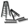 Special Deal: One 10 Inch Breakable & One 7 Inch Regular Black Ladder For WWE Wrestling Action Figures
