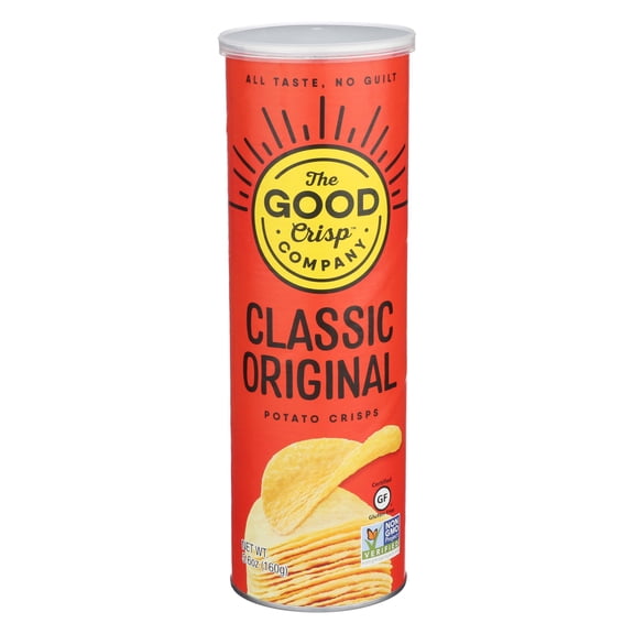 Pack Of 3 The Good Crisp Company Potato Crisps - Original, 5.6 oz (Package May Vary)