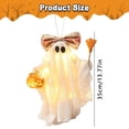 thumbnail image 3 of Light Up Halloween Hanging Ghost Decorations, Halloween Decorations Outdoor for Tree, Porch, Yard, Patio, Indoor Halloween Decorations, 3 of 7